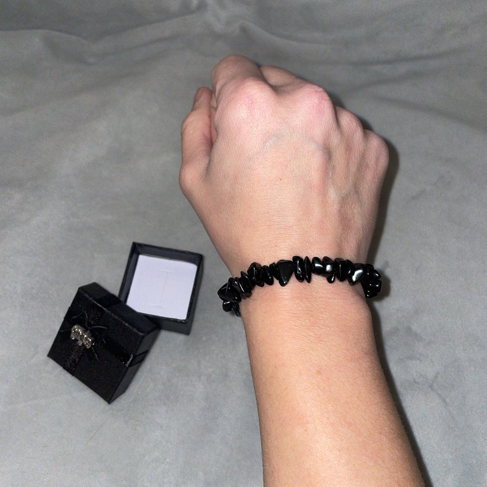 Black Tourmaline Custom Order Braclet